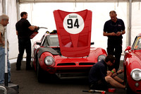 Silverstone Classic 2013 National Race garages